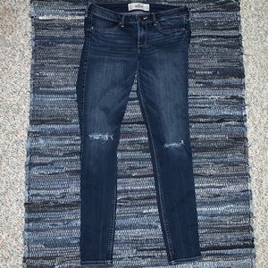 Hollister jeans with ripped knees